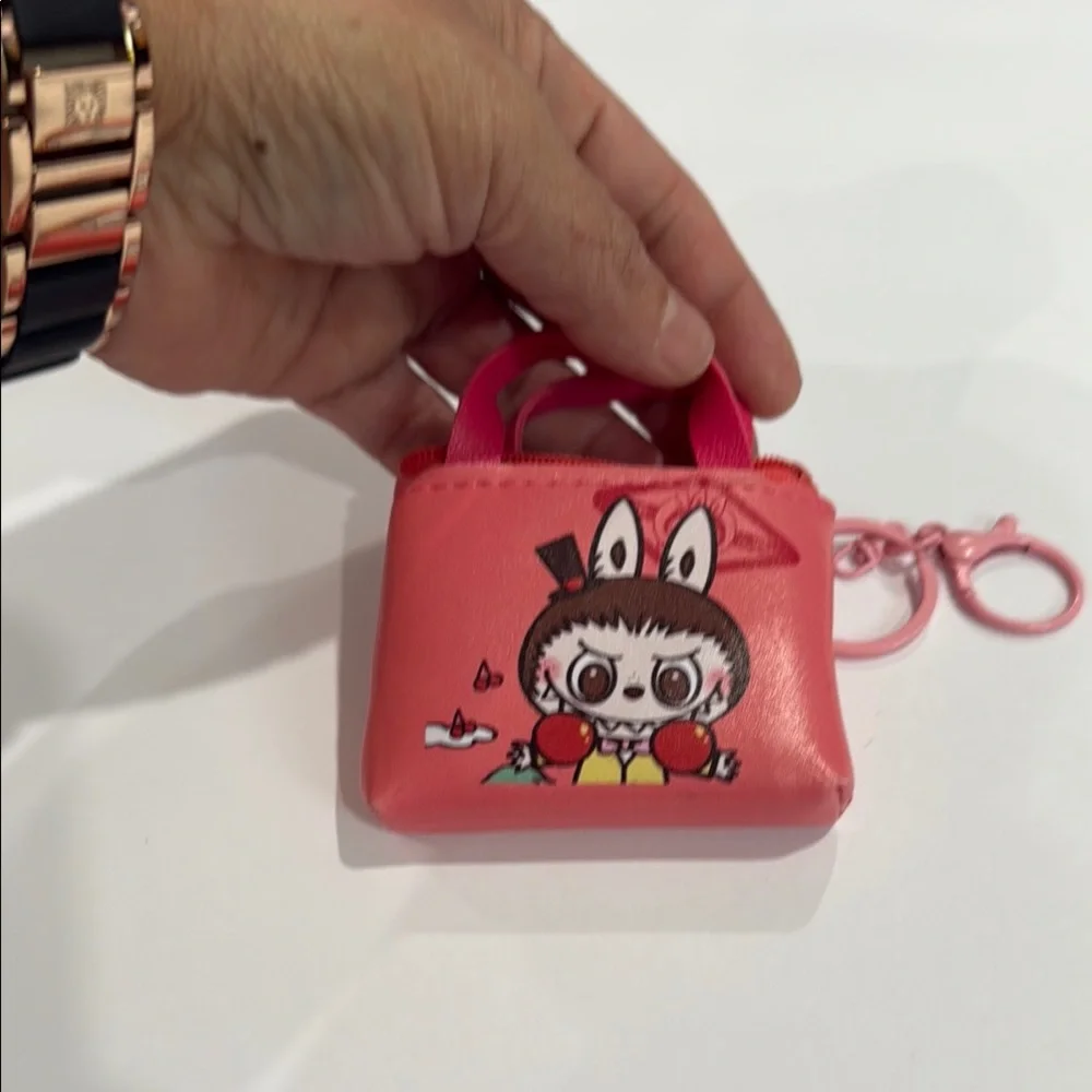 Labubu Mini Tote Coin Bag and Keychain - Picture 6 of 6